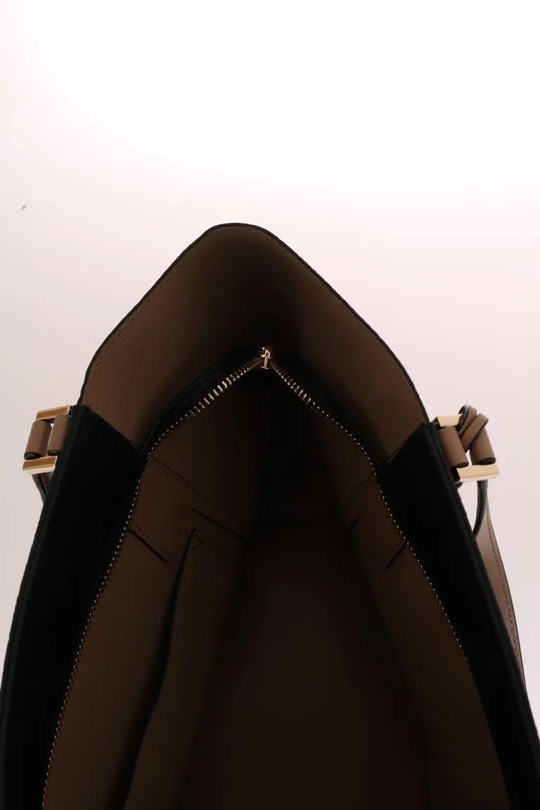 Black KIMBERLY Leather Tote Bag