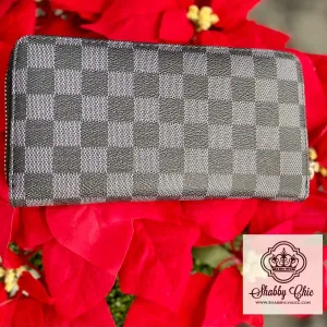 Black Luxury Zip Wallet