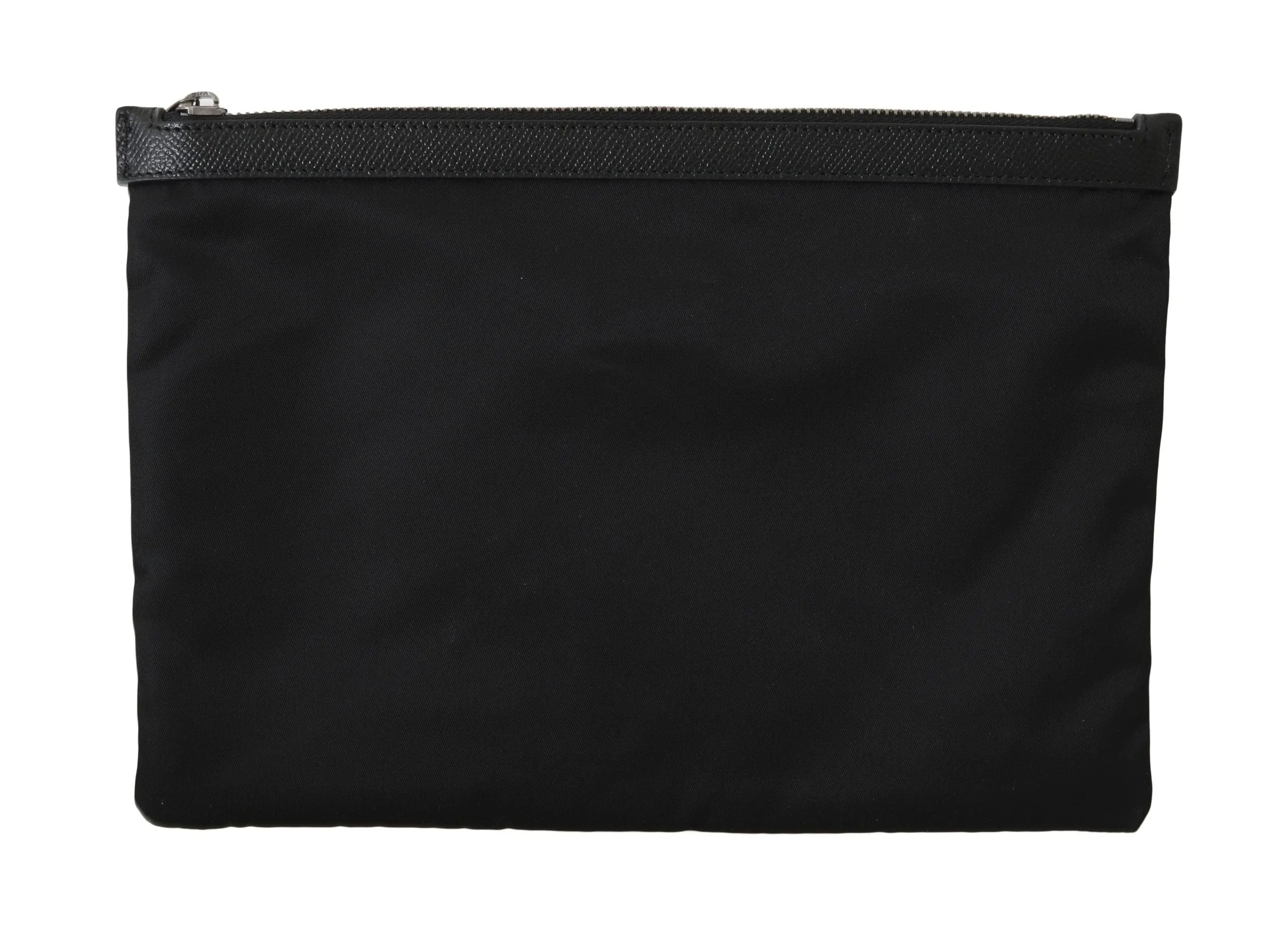 Black PARIS #dgfamily Canvas Leather Bag