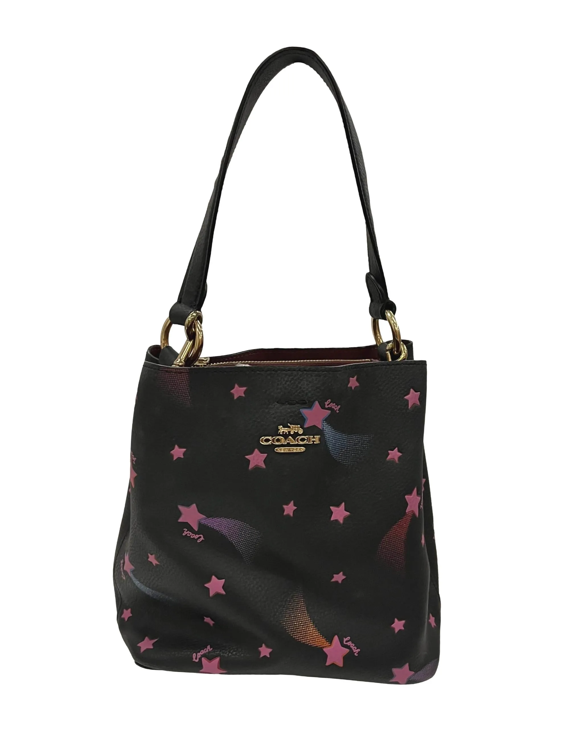 Black Small Town Bucket Bag
