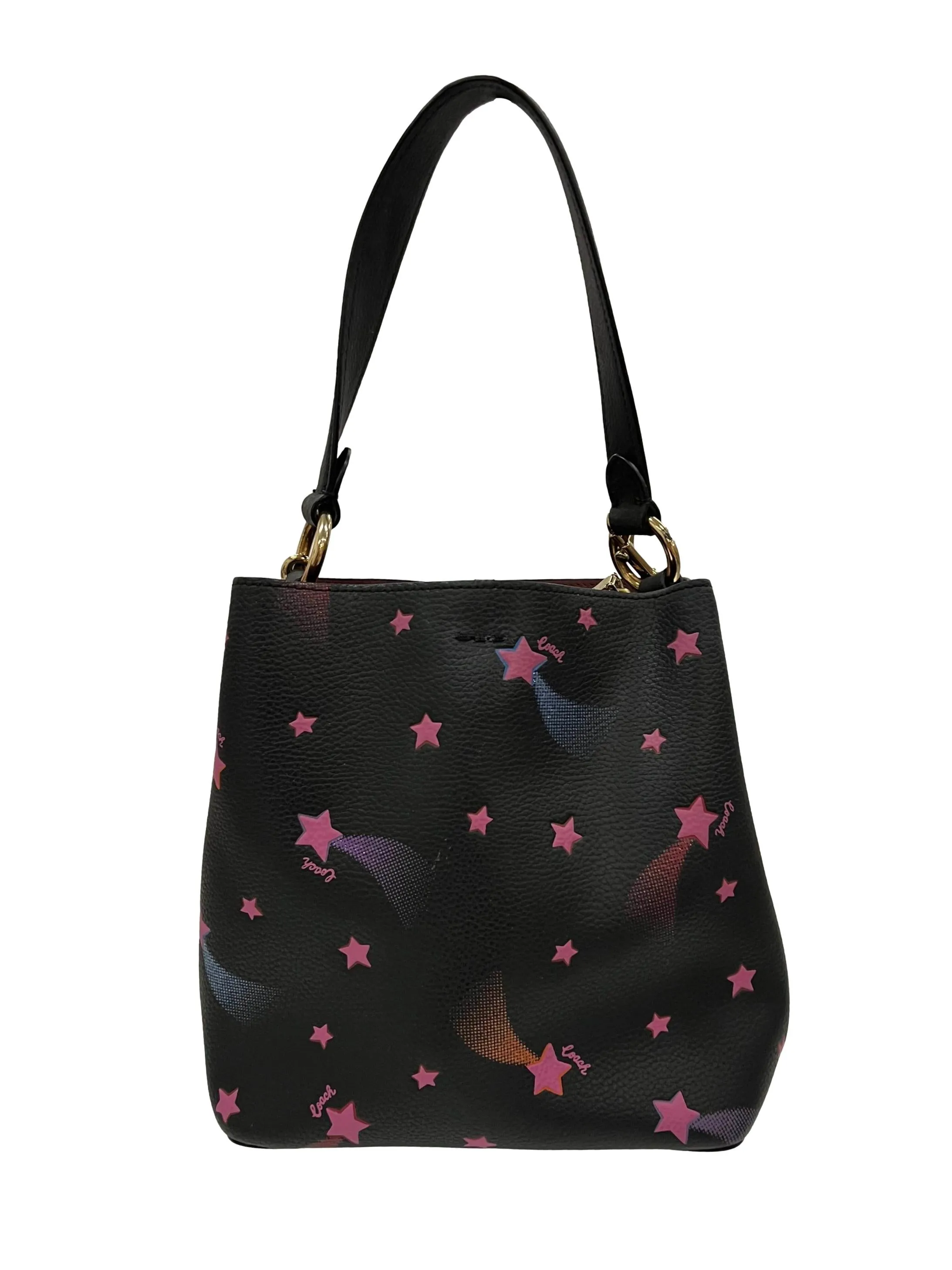 Black Small Town Bucket Bag