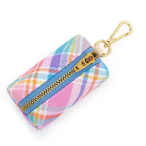Blooming Plaid Waste Bag Dispenser