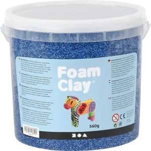 Blue Colour Modelling Material Small Beads With Plastic Bucket 560 g