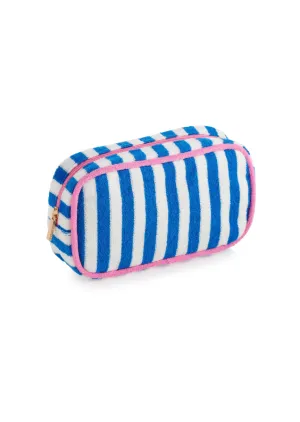 Blue Striped Cabana Small Pouch