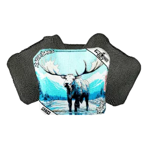 Bone | Alaskan Moose | ACL PRO Razor Cornhole Bags