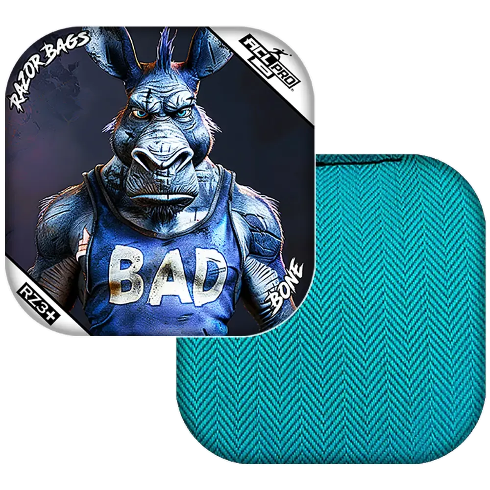Bone | Old Bad Ass | ACL PRO Razor Cornhole Bags