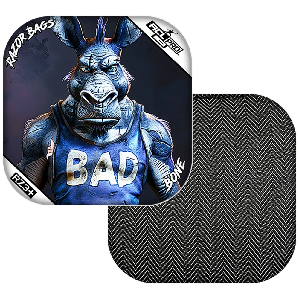 Bone | Old Bad Ass | ACL PRO Razor Cornhole Bags