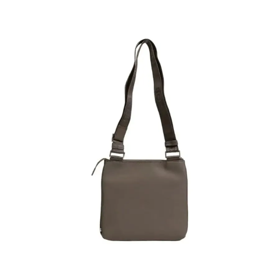 Boss Green Leather Shoulder Bag for Men