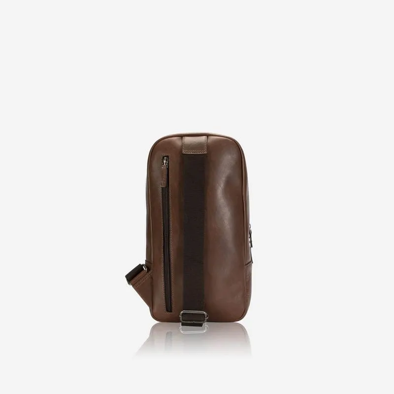 Brando Brosnan One Strap Backpack, Brown