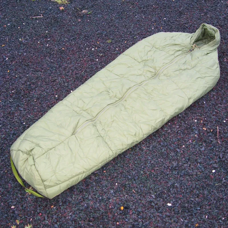British Long-length '90-Patt. Sleeping Bag. Used/Graded. Olive.