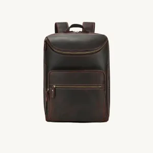 ﻿Brown Executive Leather Backpack
