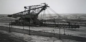Bucket Chain Excavator, Lignite Mine, Gröbern, Germany