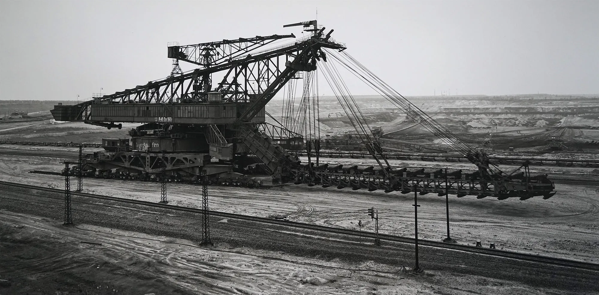 Bucket Chain Excavator, Lignite Mine, Gröbern, Germany