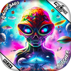 Butcher | Alien Not Alone 2 | ACL PRO Razor Cornhole Bags