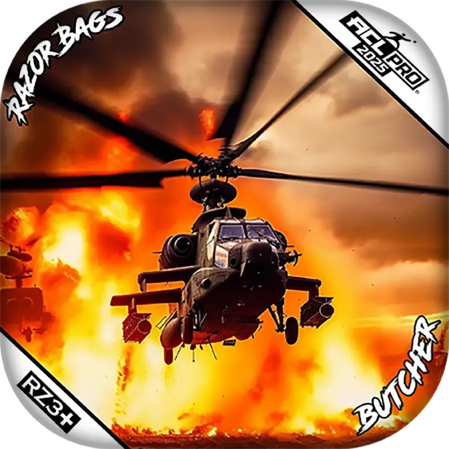 Butcher | Hero Helo | ACL PRO Razor Cornhole Bags