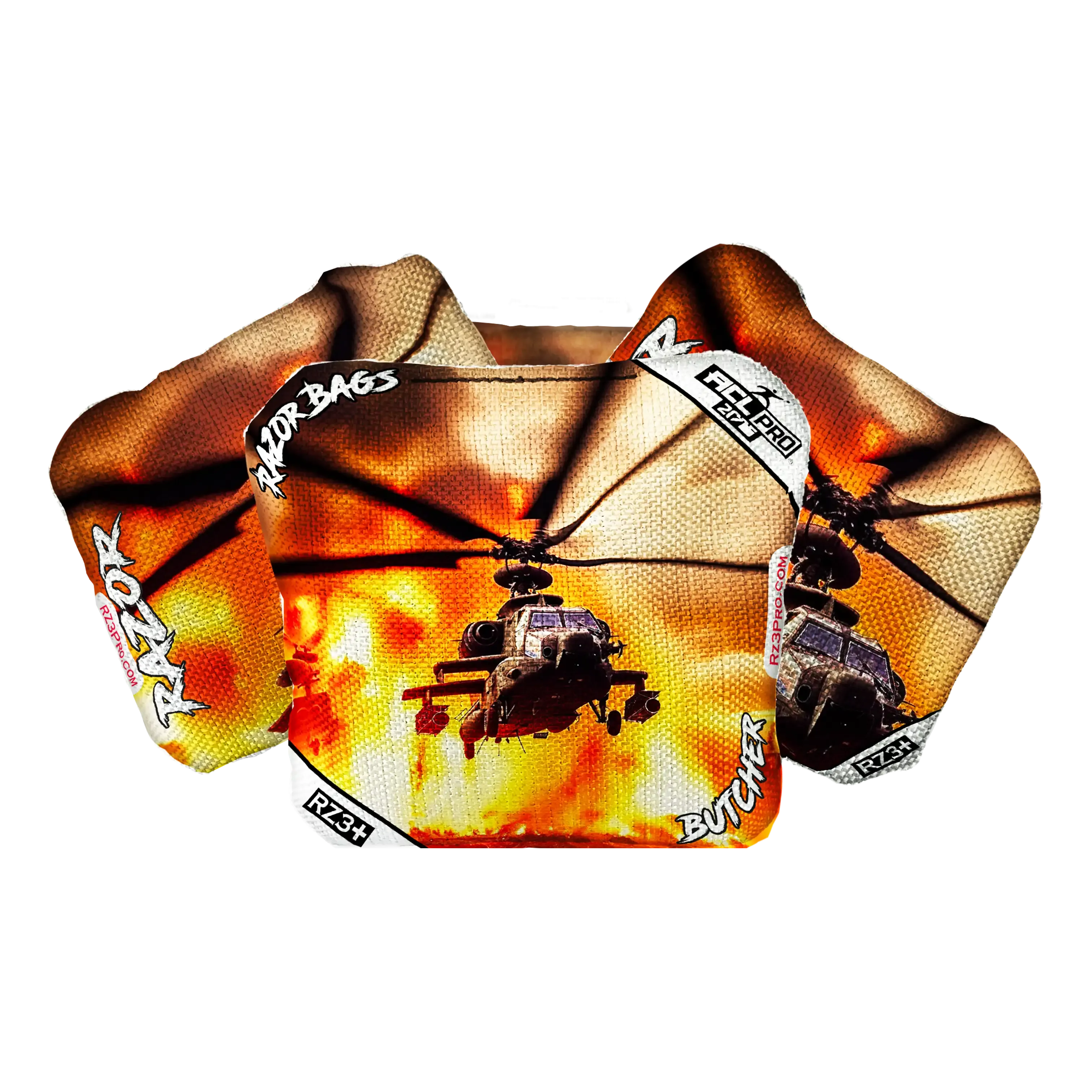 Butcher | Hero Helo | ACL PRO Razor Cornhole Bags