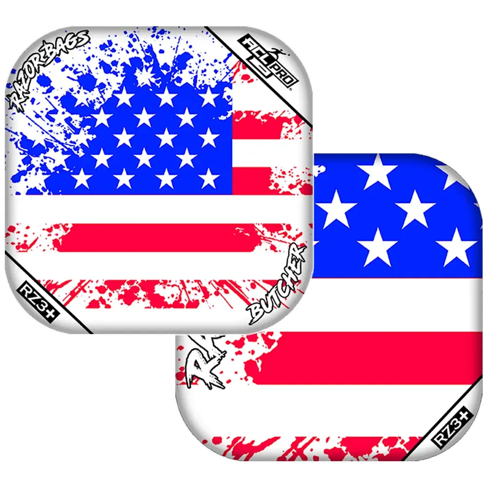 Butcher | Merica Flag | ACL PRO Razor Cornhole Bags
