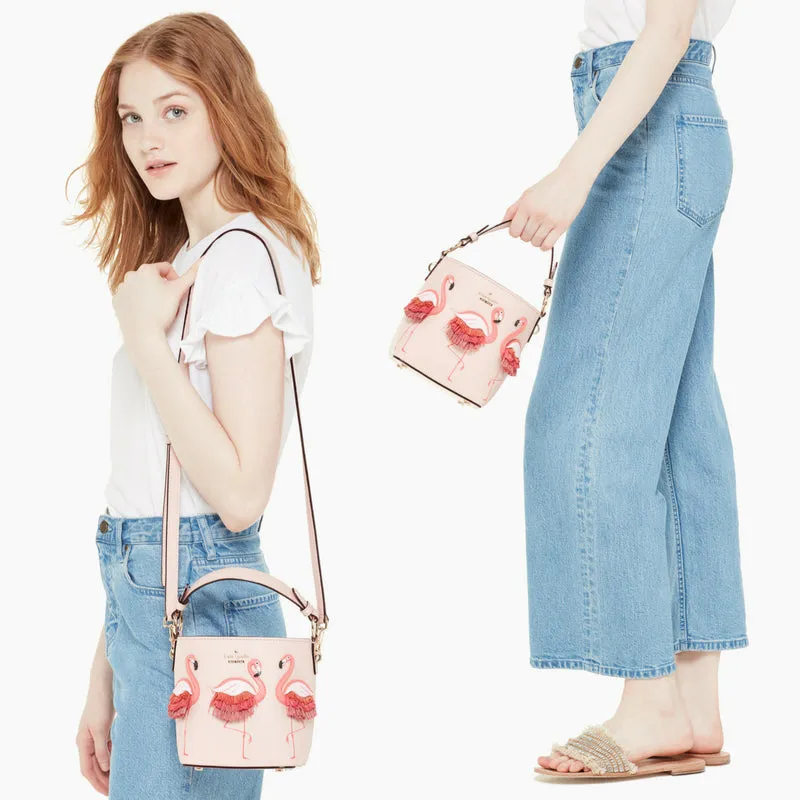 By the Pool Flamingo Pippa Bucket Bag