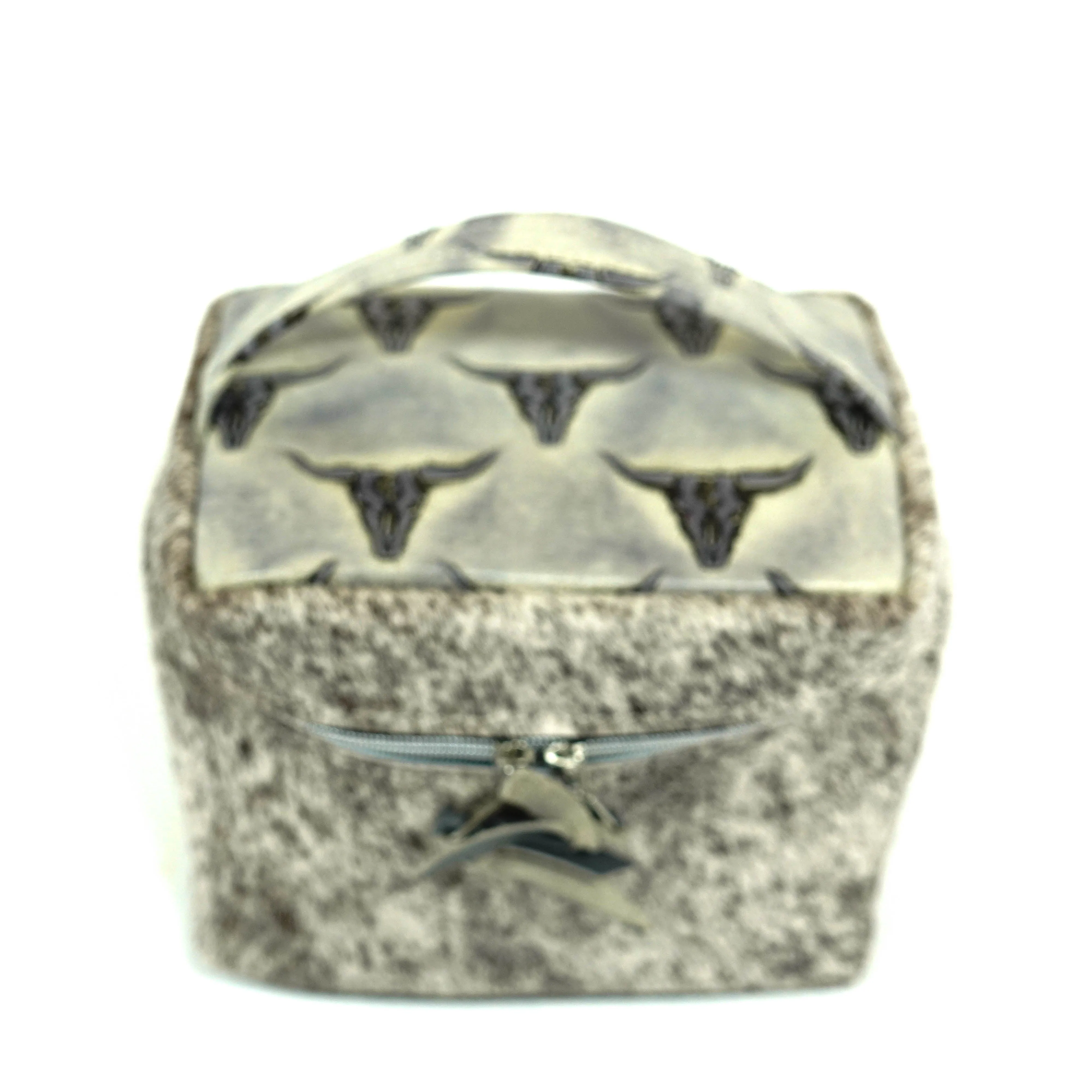 Caboose - Grey Brindle w/ Smoke Show Skulls