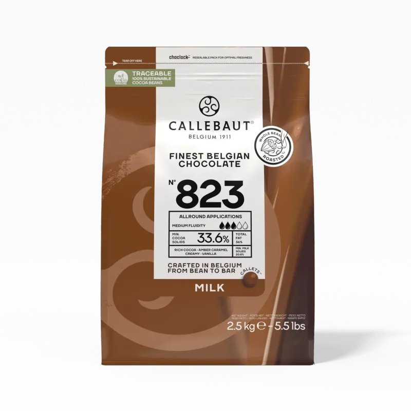 CALLEBAUT Milk Chocolate Callets 2.5KG