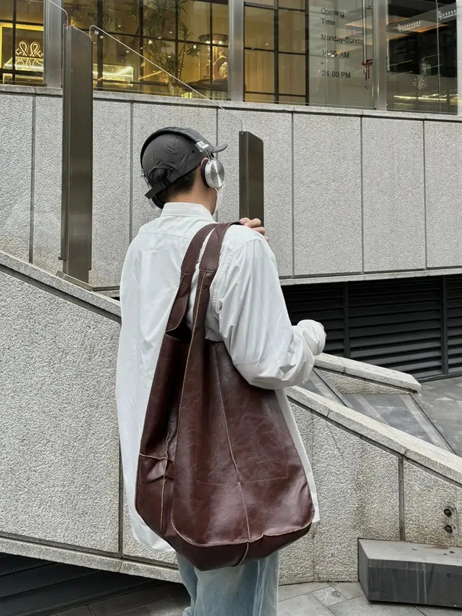 Casual Leather Sling Bag