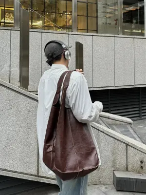 Casual Leather Sling Bag