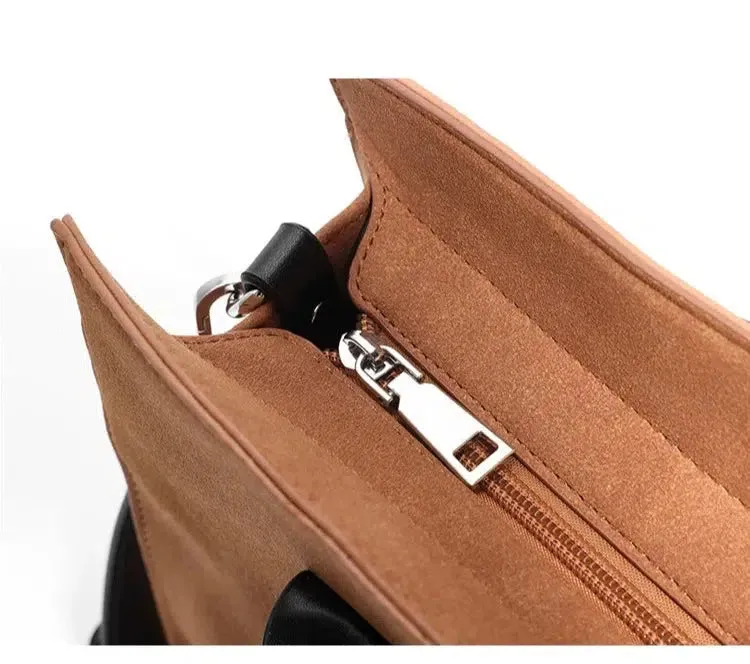 Casual Leather Tote Bag