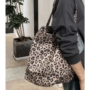 Casual Leopard Print Bag