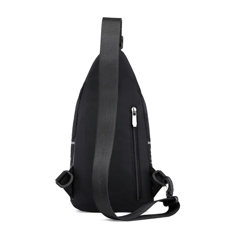 Casual Men Cross Body Sling Travel Backpack