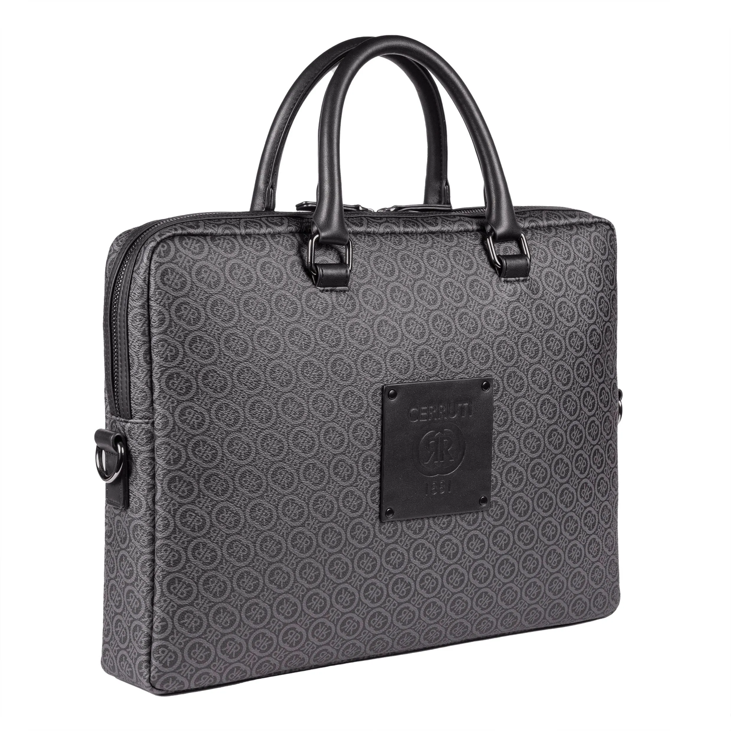 Cerruti 1881 NTL203J-Laptop bag Logomania Grey