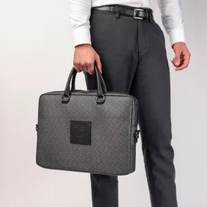 Cerruti 1881 NTL203J-Laptop bag Logomania Grey