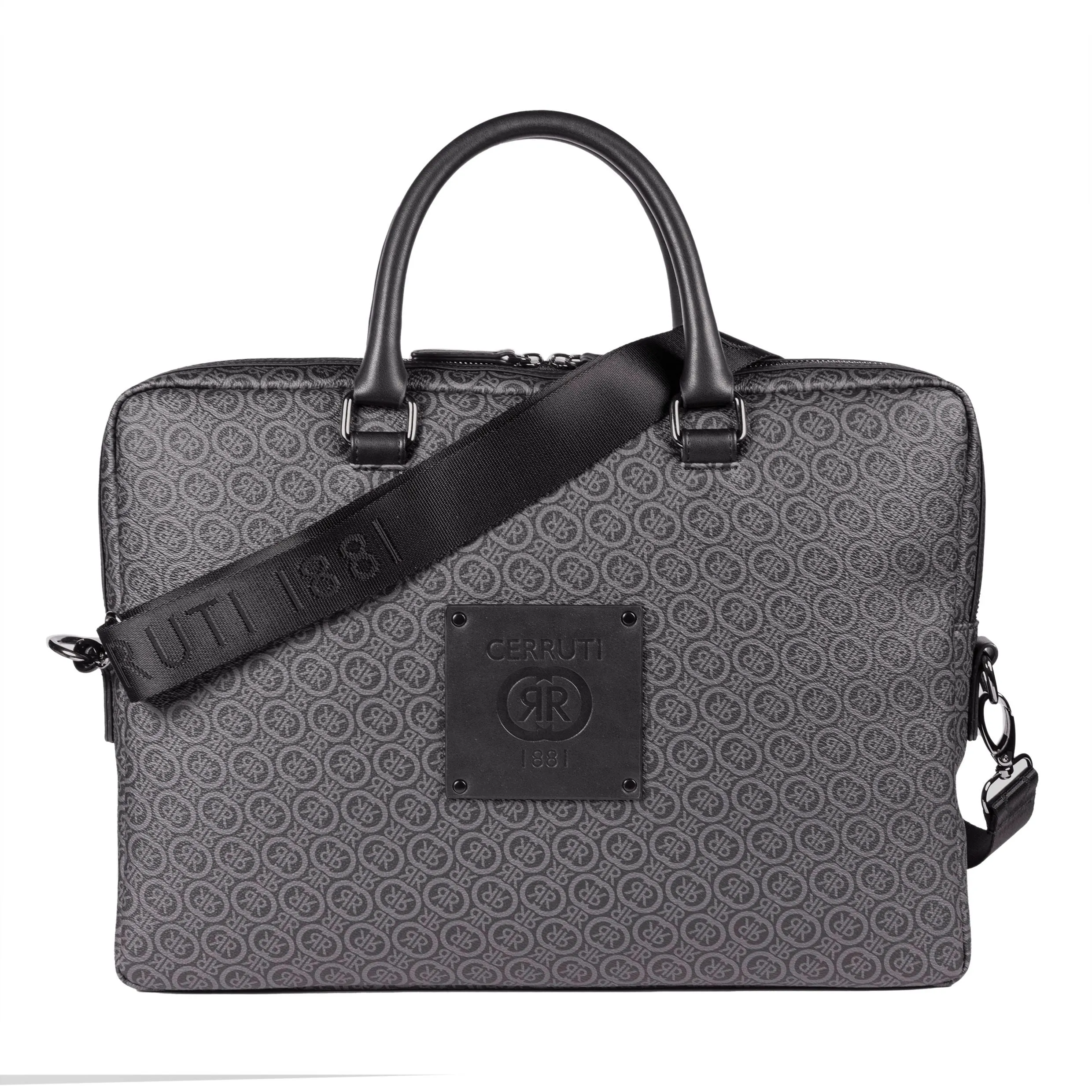 Cerruti 1881 NTL203J-Laptop bag Logomania Grey