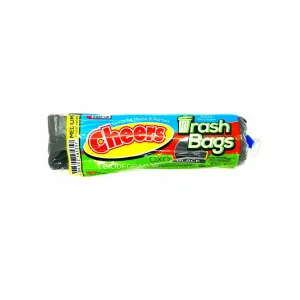 Cheers Garbage Bag Medium Black Pack of 10's