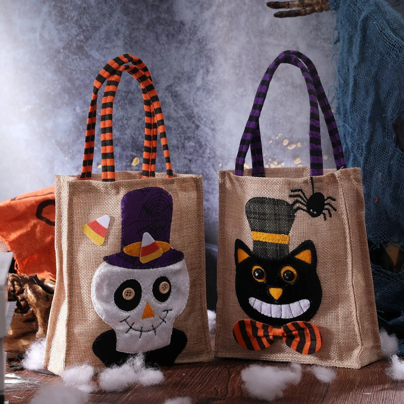 Children Halloween Candy Bag / Party bag/ Halloween / Fall, Halloween candy bag , fall season , pumpkin season, halloween party