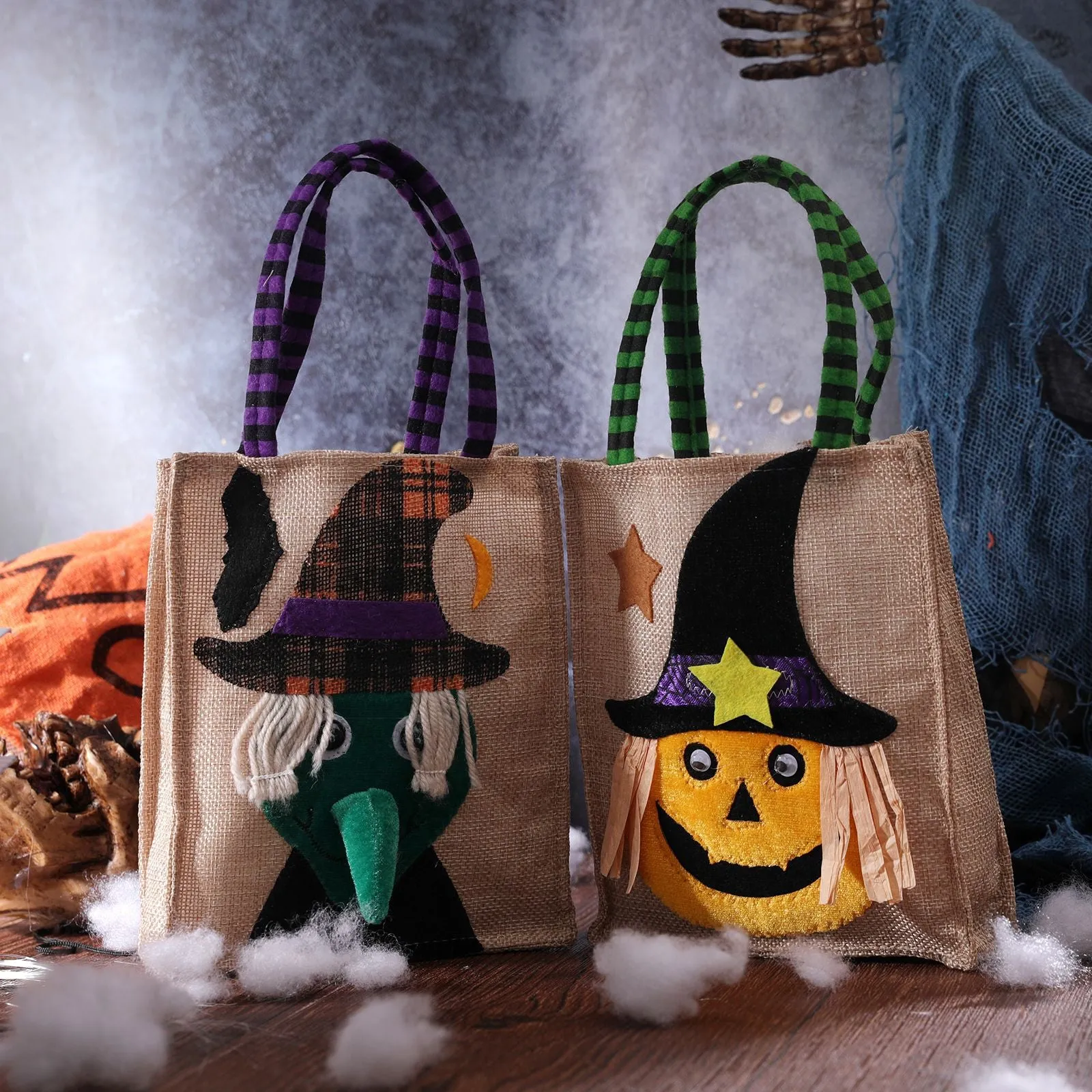 Children Halloween Candy Bag / Party bag/ Halloween / Fall, Halloween candy bag , fall season , pumpkin season, halloween party