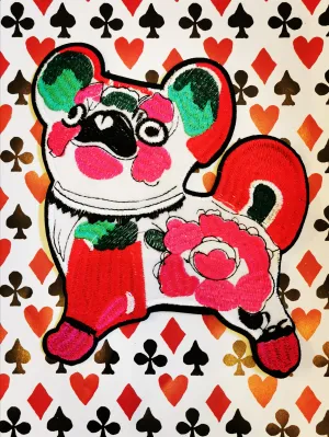 Chinese Dog and Lotus