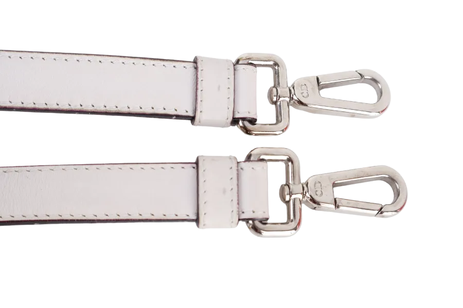 CHRISTIAN DIOR DIORSSIMO TRI COLOR LAMBSKIN BAG SILVER HARDWARE (09-MA-1112) WITH POUCH, STRAPS AND DUST COVER