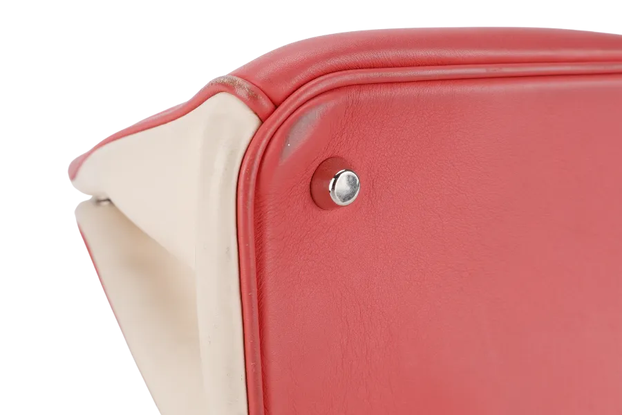 CHRISTIAN DIOR DIORSSIMO TRI COLOR LAMBSKIN BAG SILVER HARDWARE (09-MA-1112) WITH POUCH, STRAPS AND DUST COVER