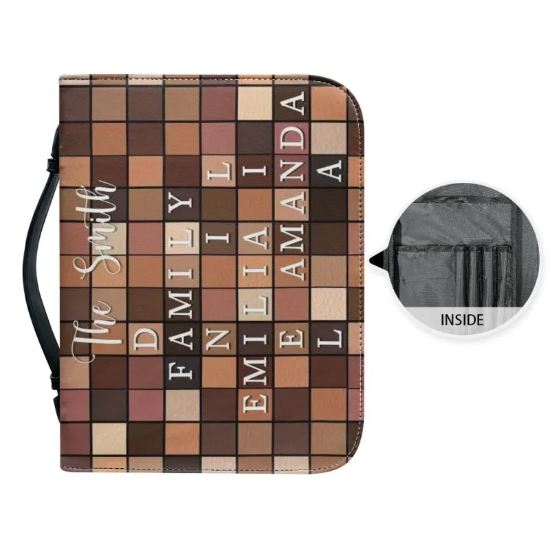 CHRISTIANARTBAG Bible Cover - Custom Name Family Bible Cover - Personalized Bible Cover, CABBBCV04471024