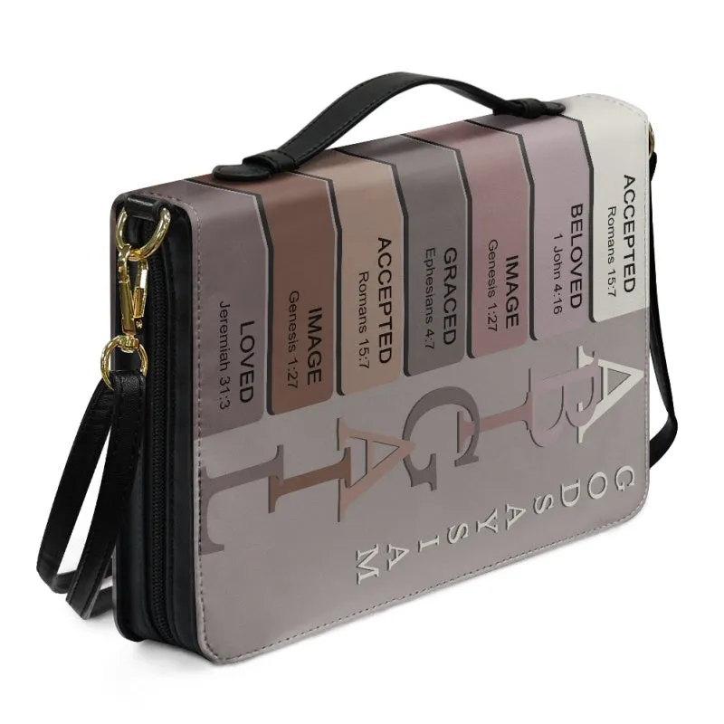 CHRISTIANARTBAG Bible Cover - Uncover the sacred meaning of your name - Personalized Bible Cover, CABBBCV01151024 Version 2.