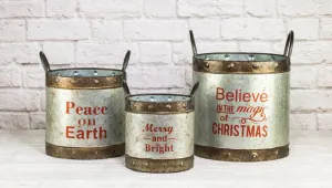Christmas Season Buckets