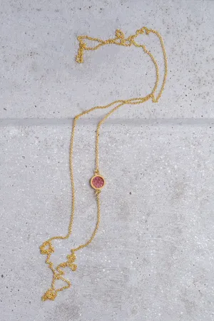 Circular #5 long necklace
