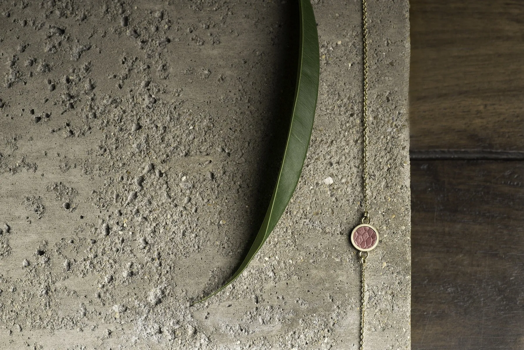 Circular #5 long necklace