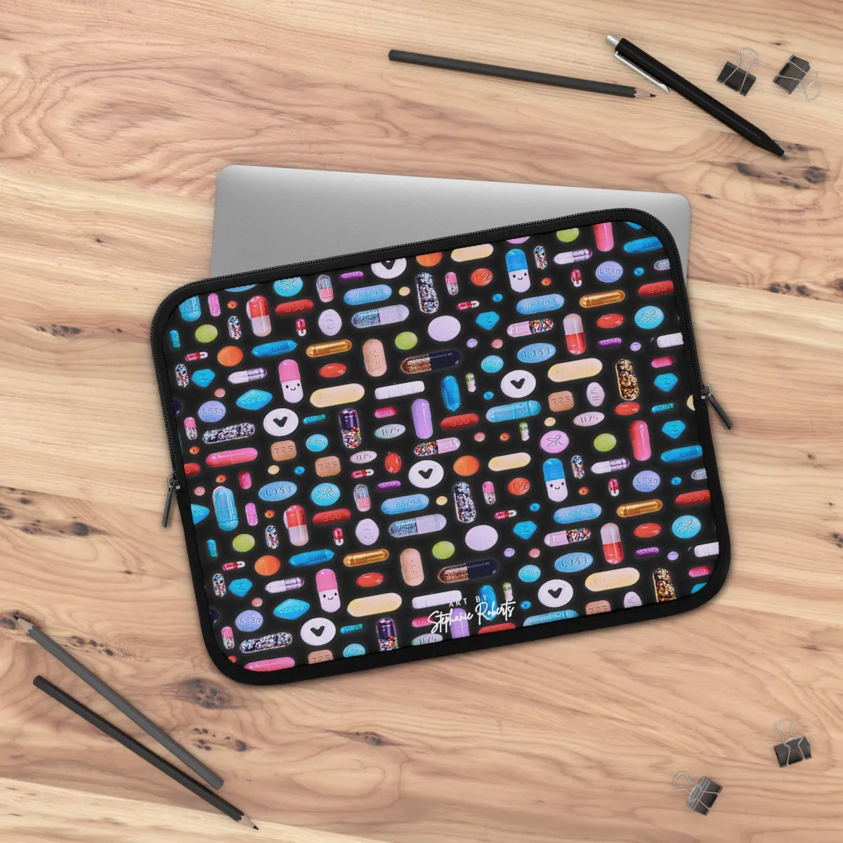 Classic ABSR Pill Grid Laptop Sleeve
