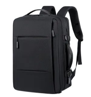 Classic Travel Backpack, Business Backpack, School Expandable,USB Bag Large Capacity Laptop Waterproof