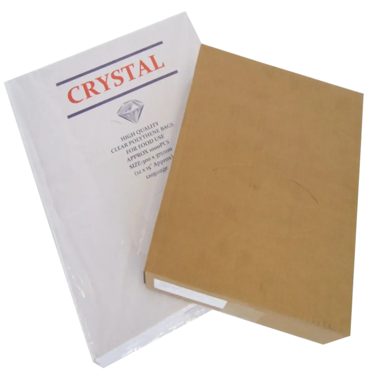 Clear Packaging Bags Plain Polythene LDPE 500G
