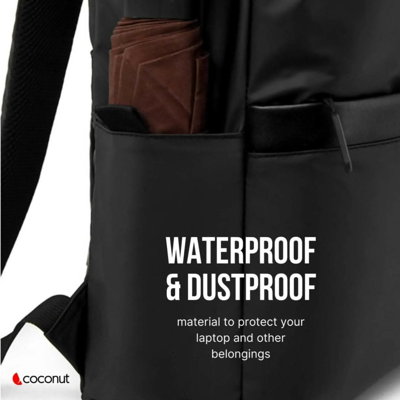 Coconut Matrix Travel Backpack(Black)