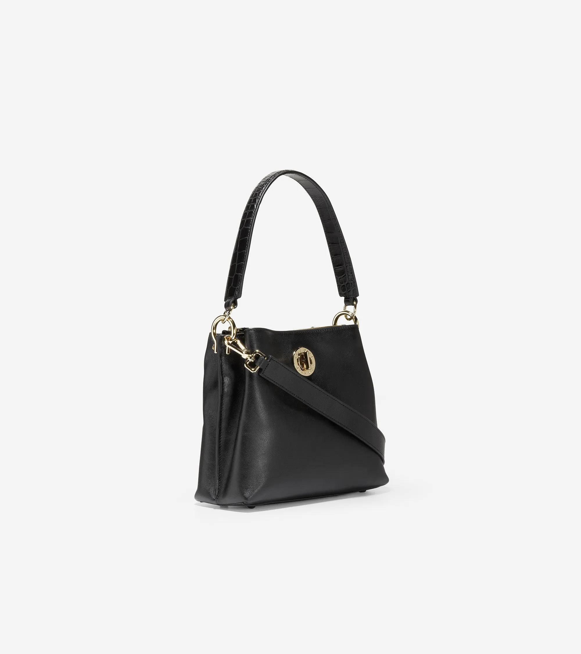 Cole Haan Women's Small Turnlock Bucket Bag