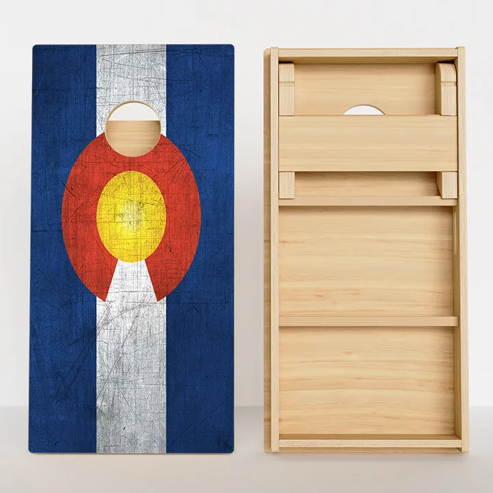 Colorado Flag Professional Cornhole Boards