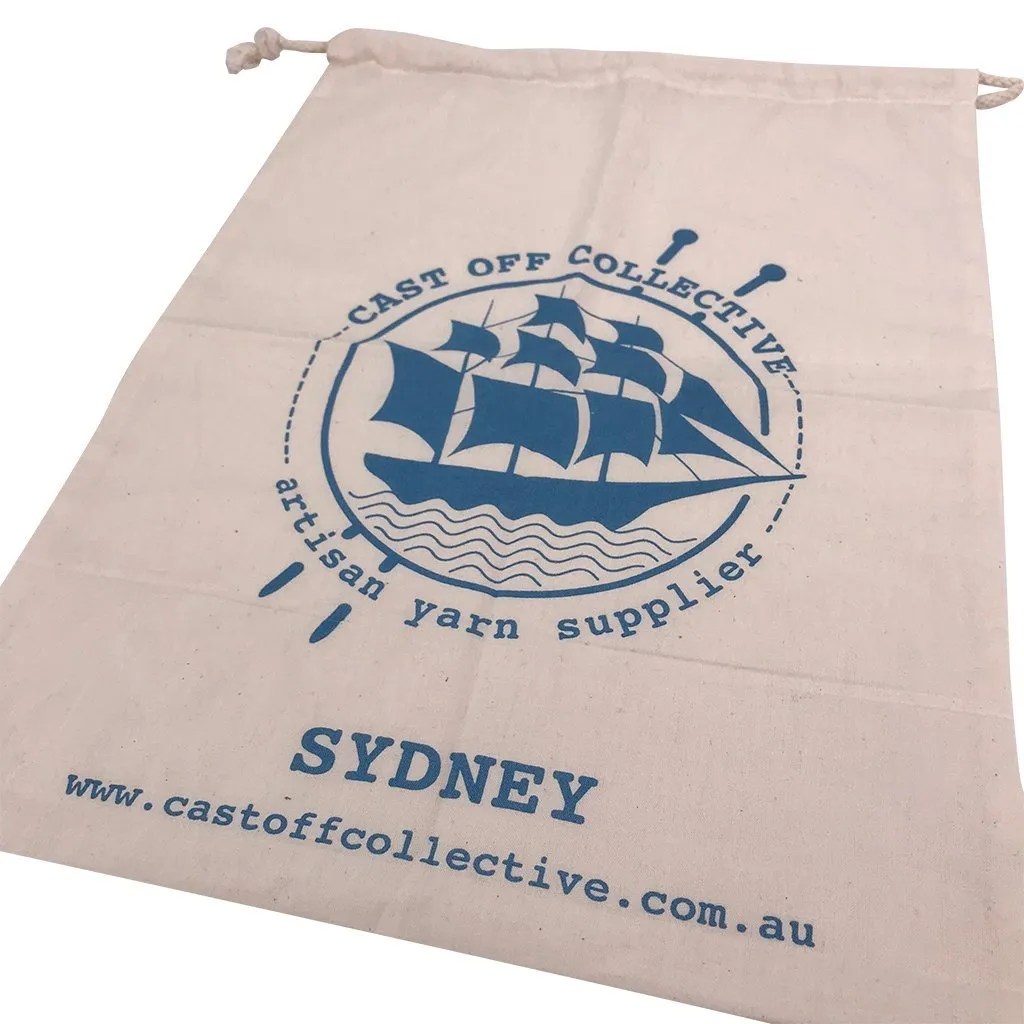 Cotton Drawstring Pouch-Large(CB-14)